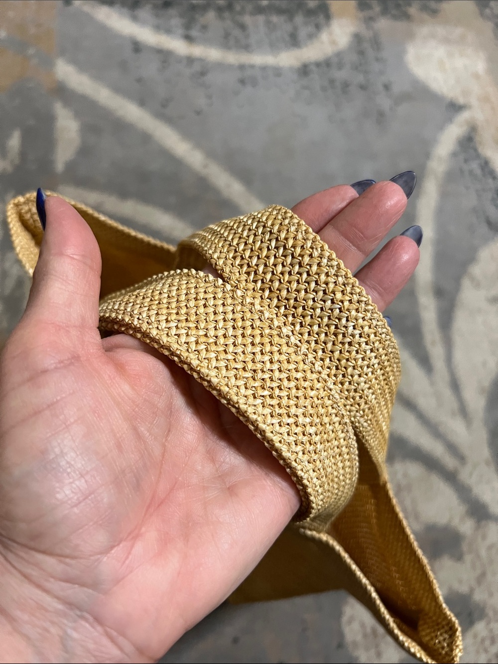 Prada Raffia Logo Tote - Picture 7 of 8